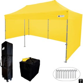 Pavilon sátor 3x6m - sárga