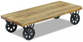 120x60x30 cm Tömör mangófa dohányzóasztal