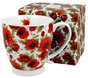 Pipacsos porcelán bögre 480 ml Lina