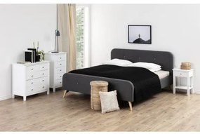 LARA éjjeli szekrényke, fehér színben