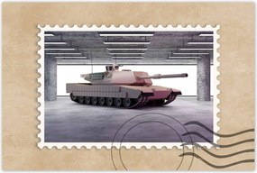 Poszterek 90x60 Nehéz tank a parkolóban
