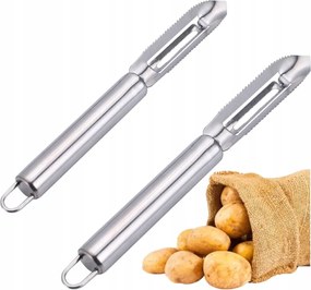 2 X Függőleges Többfunkciós Zöldség-gyümölcs Hámozó Halkaparó