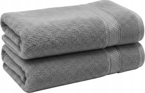 Pamut törölköző szürke 140 cm x 70 cm Nagy Vastag frottír 500g| 100 pamut