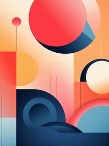 Poszter 30x40cm Geometrikus álmok