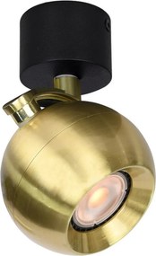 Italux Lafin SPL-45379-1R-BK-GD Spotlámpa 1x10W/GU10 IP20