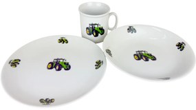 Thun Új traktor 3 db-os gyerek étkészlet