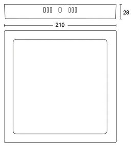 Philips - LED Mennyezeti lámpa MAGNEOS LED/12W/230V 2700K fehér