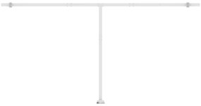 kék/fehér automata szélérzékelős és LED-es napellenző 600x300cm