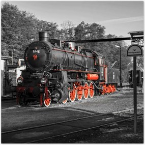 Poszterek 140x140 Gőzmozdony Mozdony