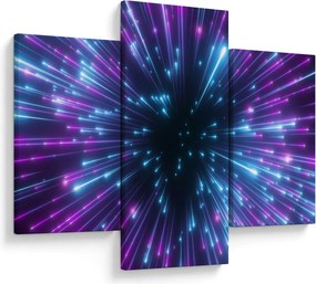 Kép - Neon tér (90x60 cm)