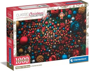 Karácsonyi Impossible 1000 db-os Compact puzzle Clementoni