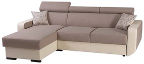 Sarokkanapé Istar (barna + bézs) (B). 630072