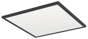 Eglo 901444- LED Fürdőszobai mennyezeti lámpa ROVITO 17W/230V 50x50 cm IP44 fekete