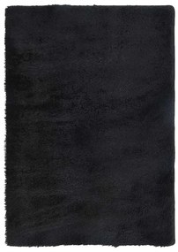 fekete hosszú szálú NAVARRA bozontos szőnyeg 160x230 cm