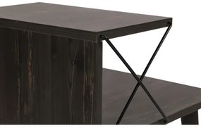 Éjjeliszekrény CROSS 55x50 cm barna