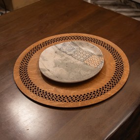 Seljuk tálca, dió, 36×36 cm – TR790PYN1138