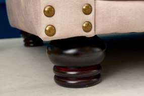 Design fotel Chesterfield pezsgő bársony
