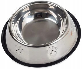 Rozsdamentes acél tál kutyáknak/macskáknak PAW 0,5 l
