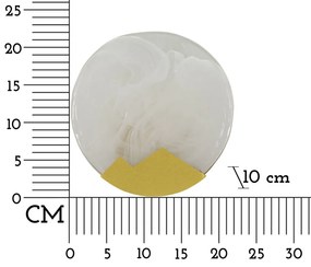 Fali lámpa hold ø 20x10cm