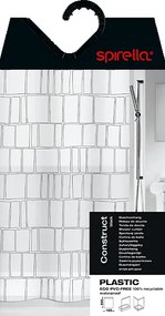 Zuhanyfüggöny 180x200 cm Construct – Spirella