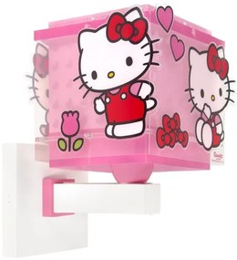 Dalber 73269 - Gyermek fali lámpa HELLO KITTY 1xE27/15W/230V rózsaszín