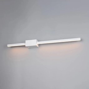 Matt fehér LED dimmelhető fali lámpa Cassino – Trio