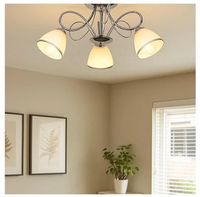 Brilagi - FRED felületre szerelt csillár 3xE27/60W/230V, átmérő 59 cm, fényes króm