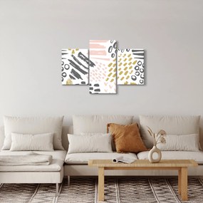 Kép - Absztrakt stroke-ok (90x60 cm)