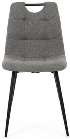 Étkezőszék, szürke, szövet, DCL-V2017 GREY2
