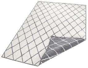 Malaga szürke-krémszínű kültéri szőnyeg, 80 x 150 cm - NORTHRUGS
