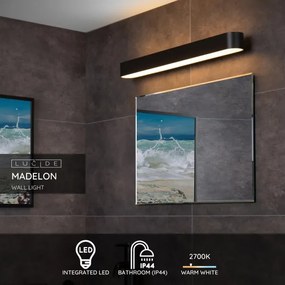 Lucide 04209/12/30 - Fürdőszobai fali lámpa MADELON LED/9W/230V IP44