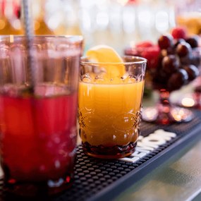 Vizespohár készlet, 6db, 240 ml, rózsaszín, FREGATA TYP 2