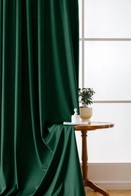 VELVET sötétzöld sötétítő függöny 140x250 cm