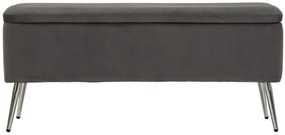 Pad tárolóval ezüstös 112x42x50cm