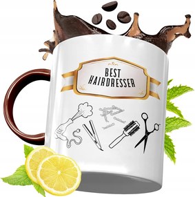 Bordó Bögre Fodrásznak Születésnapi Ajándék fényképes nyomtatással