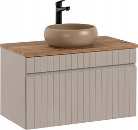 80cm-es bútorszett Wiki pulttal és pultra szerelhető mosdóval