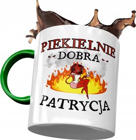 Zöld Bögre Patrícia Barátnő Feleség Ajándék Nyomtatott Fotóval