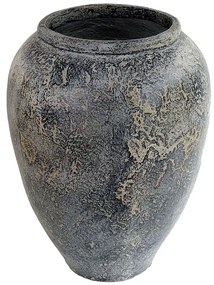 Capelo dekorációs váza terrakotta, szürke, Ø66x85 cm