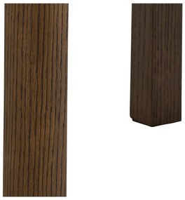 Bézs-sötétbarna kerek dohányzóasztal kerámia asztallappal ø 90 cm Southampton – Actona