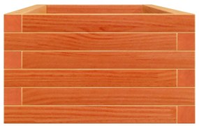 viaszbarna tömör fenyőfa kerti virágláda 90 x 40 x 23 cm