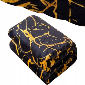 Puha Mikroszálas Takaró 200x220 Meleg Hangulatos Ágytakaró Márvány