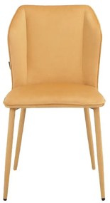 Sárga bársony étkezőszék szett 2 db-os Wilma – Støraa