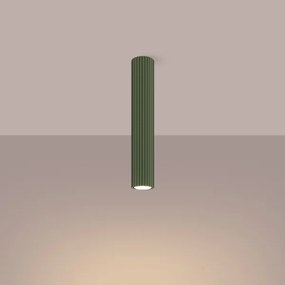 Sollux SL.1609 - Spotlámpa KARBON 1xGU10/10W/230V 40 cm zöld