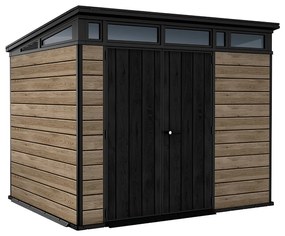 Signature PENT 9X7 műanyag kerti ház kőrisfa