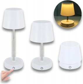 HordozhatĂł ĂsszecsukhatĂł Asztali LĂĄmpa FehĂ©r 1W Led ĂrintĆkĂ©pernyĆs Semleges SzĂn