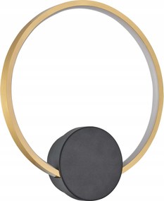 Condida Led fali lámpa matt fekete/arany 241101-30