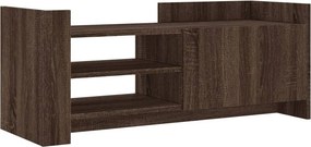 vidaXL barna tölgyszínű szerelt fa TV-szekrény 100 x 35 x 40 cm