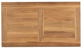 Dohányzóasztal Barna 70 x 40 x 36 cm Tömör tíkfa