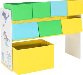 Rendszerező/Polcállvány játékokra, többszínű/mintás, NOMITO TYP 2