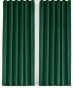 Zöld bársony dimout (részleges sötétítő) függöny 140x250 cm Velto – Filumi